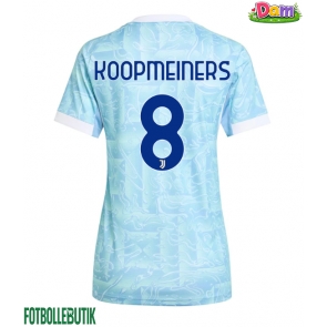 Juventus Teun Koopmeiners #8 Bortatröja Kvinnor 2025-26 Kortärmad